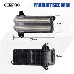 Feux de signalisation de stationnement et de remorquage à LED pour camion, Plug & Play, pour Chevrolet Silverado GMC Sierra 2500 3500 2020-2024, nouveau, fumé, USA - Product Image 2