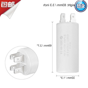 Condensateur de démarrage Cbb60 8uF 450V AC à double insertion pour moteur d'extraction - Product Image 2