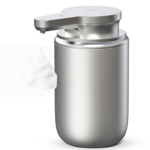Nouveau distributeur de savon mural pour cuisine, 300 ml, en acier inoxydable, distributeur de savon automatique sans contact, distributeur de savon pour évier de cuisine - Product Image 1