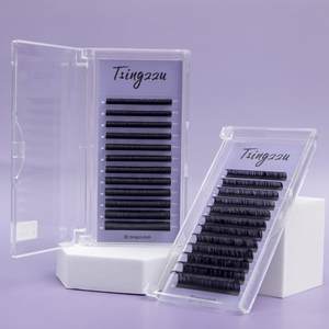 Extensions <span class=keywords><strong>de</strong></span> <span class=keywords><strong>cils</strong></span> Tsingzzu, bande ultra-fine, plateaux <span class=keywords><strong>de</strong></span> <span class=keywords><strong>cils</strong></span>, <span class=keywords><strong>cils</strong></span> londoniens, <span class=keywords><strong>cils</strong></span> coréens en PBT velours, extensions <span class=keywords><strong>de</strong></span> <span class=keywords><strong>cils</strong></span> noires et colorées - Product Image 4