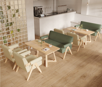 Großhandel Kommerzielle Verhandlungs- und Freizeitmöbel: Sofa, Sessel, Wohnzimmermöbel, Holz-Café-Kaffee-Möbel, Esstisch-Stuhl-Set