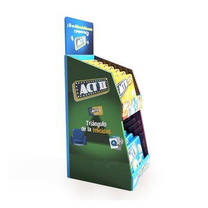 High Quality Foldable & Eco-Friendly Cardboard <b>Counter</b> Top Display Rack for Food for Showcase and Retail - Product Image 3