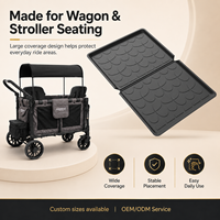 Tapis de sol pliable toutes saisons YMS Wholesale pour poussettes et chariots Wonderfold W2 W4 - Accessoires pour chariots de bébé