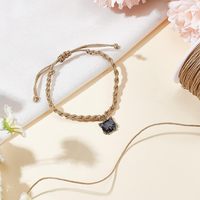 Cordon en coton ciré de 1 mm pour macramé, perlage, fabrication de bracelets et colliers, fournitures d'artisanat vestimentaire, longueur de 100 yards, personnalisable