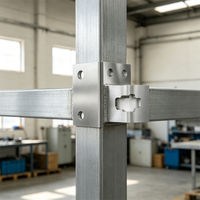 Support de montage en acier inoxydable 304 découpé au laser sur mesure, finition brossée, avec trous de fixation complexes à ouverture centrale pour équipement