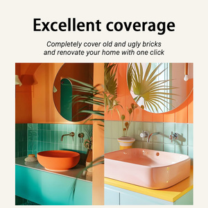 <span class=keywords><strong>Pintura</strong></span> Renovadora Multisuperficie, Revestimiento que Cambia <span class=keywords><strong>de</strong></span> Color <span class=keywords><strong>para</strong></span> Azulejos y Cerámica, <span class=keywords><strong>Pintura</strong></span> <span class=keywords><strong>para</strong></span> Reacabado <span class=keywords><strong>de</strong></span> Pisos <span class=keywords><strong>de</strong></span> Vidrio Esmerilado <span class=keywords><strong>para</strong></span> Cocina y Baño - Product Image 1