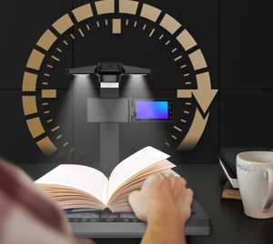 Escáner de Libros USB de Aluminio de Alta Resolución de 25MP con Forma de V, Aplanador de Superficies Curvas, para Libros Antiguos <span class=keywords><strong>A3</strong></span> - Product Image 6