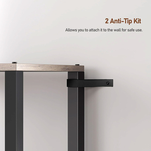 Bibliothèque et étagère à livres Musu à 6 niveaux, étagère à livres étroite avec porte pour petit espace, pour salon, bureau, salle d'étude, entrée - Product Image 6