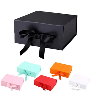 Recyclable Carton Gift Packaging Magnetic Box Clothing Foldable Box Custom Cosmetic Gift Paper Box Packaging - Product Image 1