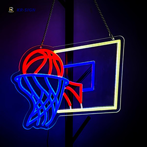 Meilleures ventes : Enseigne néon LED basketball 120K dimmable, étanche et longue durée de vie, pour décoration <span class=keywords><strong>lumineuse</strong></span> de salle de jeux, man cave, maison, collège, club - Product Image 2