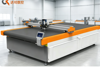 Máquina de Corte de Tela Textil Industrial, Cortadora Automática CNC con Cuchilla para Producción de Ropa