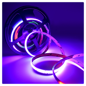 Giáng sinh trang trí tùy chỉnh cuttable chiếu sáng thông minh kỹ thuật số 720 <span class=keywords><strong>Led</strong></span> RGB COB 24V thông minh tuya linh hoạt COB <span class=keywords><strong>LED</strong></span> Strip ánh sáng - Product Image 2