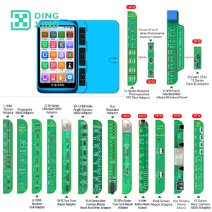 JCID V1S JC V1SE สำหรับ <span class=keywords><strong>IPHONE</strong></span> X XS Max 12 <span class=keywords><strong>13</strong></span> 14 15 Pro <span class=keywords><strong>True</strong></span> Tone โปรแกรมเมอร์อ่านและเขียนข้อมูลแบตเตอรี่ ดอทโปรเจคเตอร์ ลายนิ้วมือ - Product Image 5