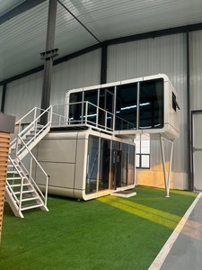 Casa Cápsula de Panel Sándwich con Certificación CE ISO, Cabaña Prefabricada de Montaje Rápido para Hotel, Parque, Campamento de Trabajadores, Dormitorio - Product Image 2
