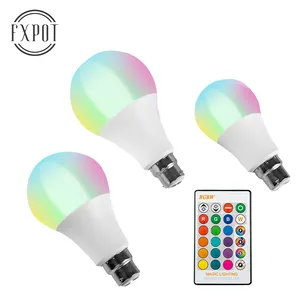 FXPOT Schnelle Lieferung Beliebteste RGB-LED-Lampe Mehr farben licht E27 5W 9W RGBW LED-Smart-Lampe