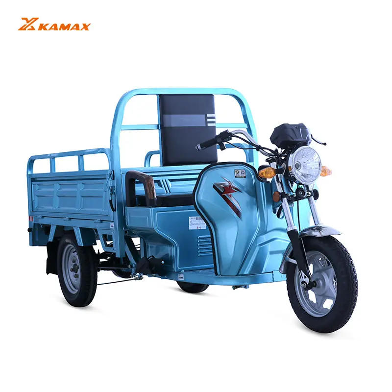 KAMAX 공기는 150cc 3 짐수레꾼 화물 전기 세발자전거 화물 자전거 3 바퀴 전기 차량 Triciclo electrico를 냉각했습니다