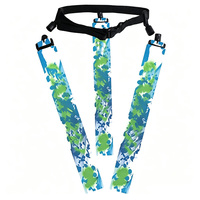Drapeaux de ceinture pour enfants et adultes, PVC couleur pleine, double face, logo d'équipe personnalisé, entraînement sportif, drapeaux de ceinture de football