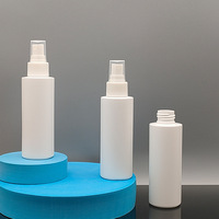 Botol Silinder HDPE Putih 4 oz 120ml Dengan Pompa Semprot Kabut Putih 24-410