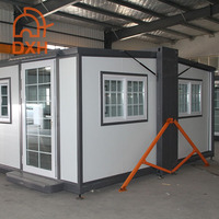 Casa Contenedor Expandible de Doble Ala Resistente al Viento, Diseño Personalizado, Casa Prefabricada para Alojamiento en Áreas Escénicas al Aire Libre