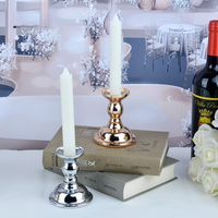 SPR Factory Vente en gros Bougeoirs de mariage modernes en fer pour présentoir de bar et vitrine, personnalisables en couleurs, livraison rapide