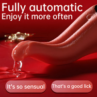 Masturbateur électrique pour point G féminin, langue entièrement automatique, 5 fréquences de léchage, jouet sexuel pour femmes, vibrateur de langue pour orgasme