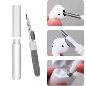 Nouvelle conception Brosse de nettoyage sans fil pour écouteurs Stylo de nettoyage pour étui de charge d'écouteurs Outils de nettoyage pour <span class=keywords><strong>Apple</strong></span> Airpods Kit de nettoyage - Product Image 2
