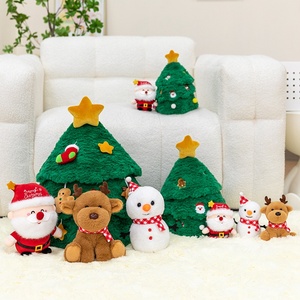 Christmas Tree Plush Pillow Toy Ornaments New Year Holiday <b>Gift</b> Soft Plush Santa Claus Elk Stuffed Animals Toys - Product Image 4