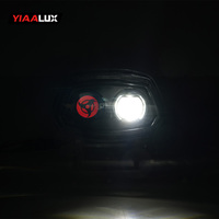 YIAALUX Phare de moto à LED SPHL-MY réglable avec système d'éclairage à motif d'oeil du diable pour Vespa Sprint