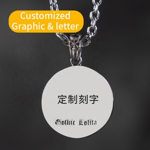 จี้พระแม่มารีคาทอลิก สร้อยคอพระเยซูสุดเก๋ ทำจากสแตนเลส สำหรับผู้ชายและผู้หญิง เครื่องประดับคุณภาพสูง - Product Image 3