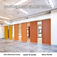 Cloison mobile commerciale, panneau de séparation acoustique haute performance pour salles de banquet d'hôtel, espaces de bureau et hôtels