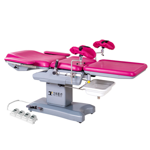 Cama <span class=keywords><strong>de</strong></span> Partos Eléctrica <span class=keywords><strong>de</strong></span> Lujo para Obstetricia y Ginecología, con Marco Metálico, Posición Ajustable, <span class=keywords><strong>Sistema</strong></span> Hidráulico, 100 kg - Product Image 2
