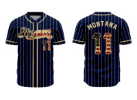 Jersey Baseball Softball Pria/Wanita Poliester Bolak-Balik Cepat Kering Anti-Bakteri V-Neck Pendek Depan Bernapas Jersey Olahraga