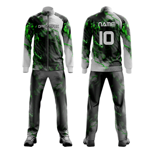 Tute a righe con stampa a sublimazione per uomo tuta <span class=keywords><strong>da</strong></span> ginnastica con Zip intera alta qualità set di felpa con stampa in seta - Product Image 3