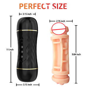 LENDGOGO tascabile figa-Lila automatica vibrare masturbatore 2 in 1 orale con Vagina 3D fornitore all'ingrosso di giocattoli del sesso produttore - Product Image 4