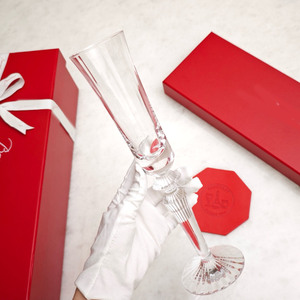 Crystal Mille Nuits Flutissimo Luxury Transparent <b>Champagne</b> Flute Custom Logo and Gift <b>Box</b> Crystal Vase Cup - Product Image 6