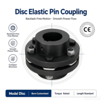 Accouplement élastique à disque en acier inoxydable JM haute performance, couple élevé, OEM pour conditions de travail américaines