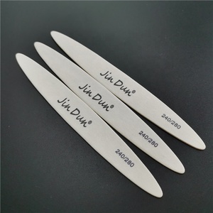 Nhà Máy giá chất lượng hàng đầu giấy nhám Trắng Đôi dùng một lần bằng gỗ Nail File 180/240 - Product Image 4