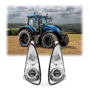 Phare <span class=keywords><strong>LED</strong></span> à faisceau d'inondation large haut-bas pour tracteurs NH série T 45W puissance 6500K température de couleur nouvel aluminium <span class=keywords><strong>agricole</strong></span> R/L - Product Image 1