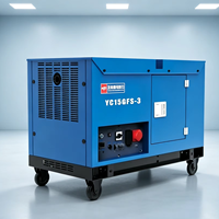 Générateur diesel silencieux 15 kW, triphasé, puissance égale, monophasé 400 V 230 V, groupe électrogène V-Twin 20 kVA max, démarrage électrique, 26 L, ATS YuChai