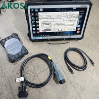 Multiplexor para Laptop CFD1 CF-D1, MB Star C6 DoIP VCI WiFi, Software Xentry, Juego Completo de Herramientas de Diagnóstico para Autos y Camiones