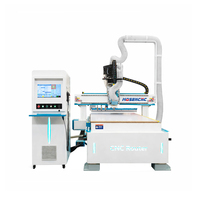 Kit de Router CNC de 3 Ejes Jinan Mosencnc de 4*8 pies con ATC Dual, Router CNC Económico para Grabado de PCB, PVC, Acrílico, Uso en Fábrica