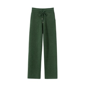 <span class=keywords><strong>Pantaloni</strong></span> Invernali Siping a Vita Alta, Spessi, Dritti, Lunghi, in Cashmere Lavorato a Maglia, 100% Puro Cashmere Vintage per <span class=keywords><strong>Donna</strong></span> - Product Image 2