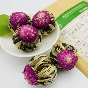 Оптовая продажа, европейский стандарт, китайский чай ручной работы с цветущими цветами, рассыпной жасминовый чай, может цвести - Product Image 3