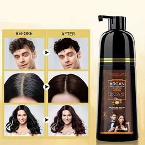 Shampooing <span class=keywords><strong>couleur</strong></span> <span class=keywords><strong>cheveux</strong></span> 100% <span class=keywords><strong>gris</strong></span> couverture foncé/moyen/brun clair coloration des <span class=keywords><strong>cheveux</strong></span> dans les 10 minutes pour <span class=keywords><strong>cheveux</strong></span> naturels - Product Image 5