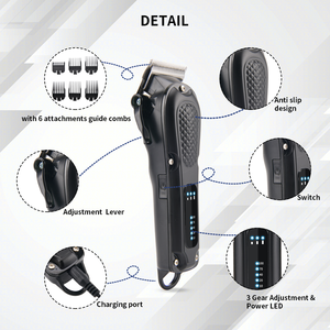 PRITECH पालतू बाल क्लिपर सौंदर्य ताररहित रिचार्जेबल पेशेवर कुत्ते शेवर कतरनी - Product Image 2