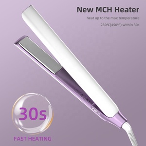 Private Label Electric Infrared Ionic Titanium <strong>Hair</strong> <strong>Straightener</strong> Flat Iron Household Use With Styling Function - Product Image 2