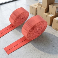 Sangle de fixation pour camion en PP/PET/PES, sangle tressée en polyester pour cargaison, attache à cliquet, haute résistance à la traction, résistance à la rupture de 800 kg