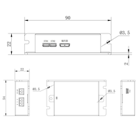Controlador de Servo Universal de Bajo Voltaje para Robot A2LVSD 24V-60VDC, 1 Año de Garantía, Producción Rápida Hirobot, Probado y Certificado, 0.5kg