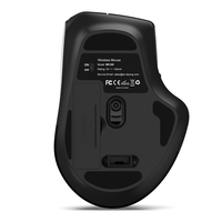 Souris d'ordinateur ergonomique 2.4Ghz + BT double mode 4000 DPI récepteur USB Plug Play 2.4G connexion sans fil LED rétro-éclairé Design moderne