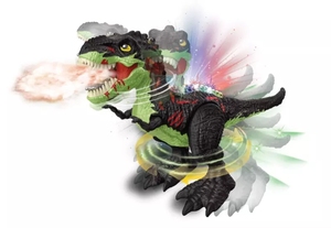 Neue Lichter Musik simulation 2.4G Handuhr Fernbedienung 360 Rotierendes Gehen T-Rex <span class=keywords><strong>RC</strong></span> Spray Dinosaurier Roboter Spielzeug für Kinder - Product Image 3